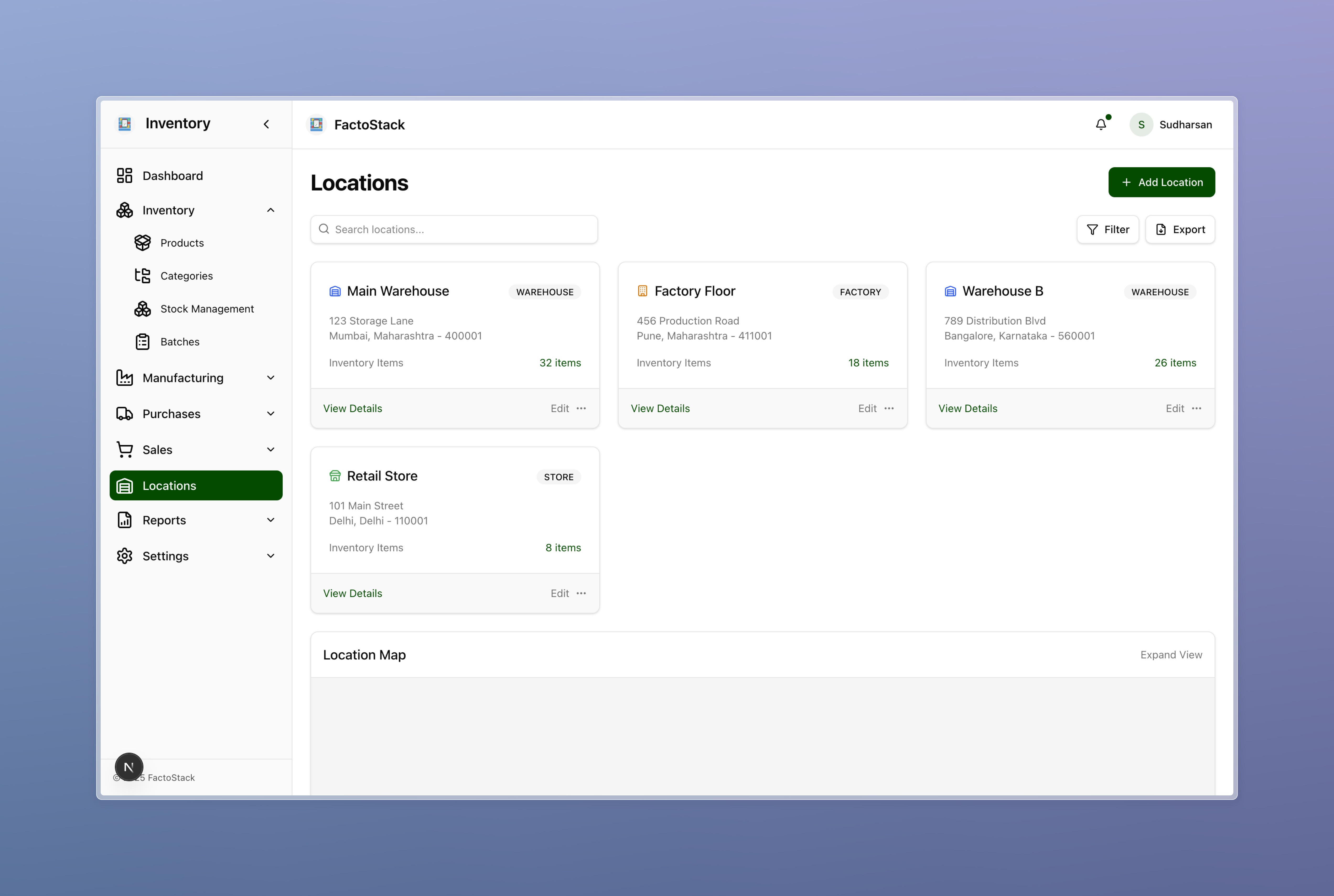 Multi-location Management