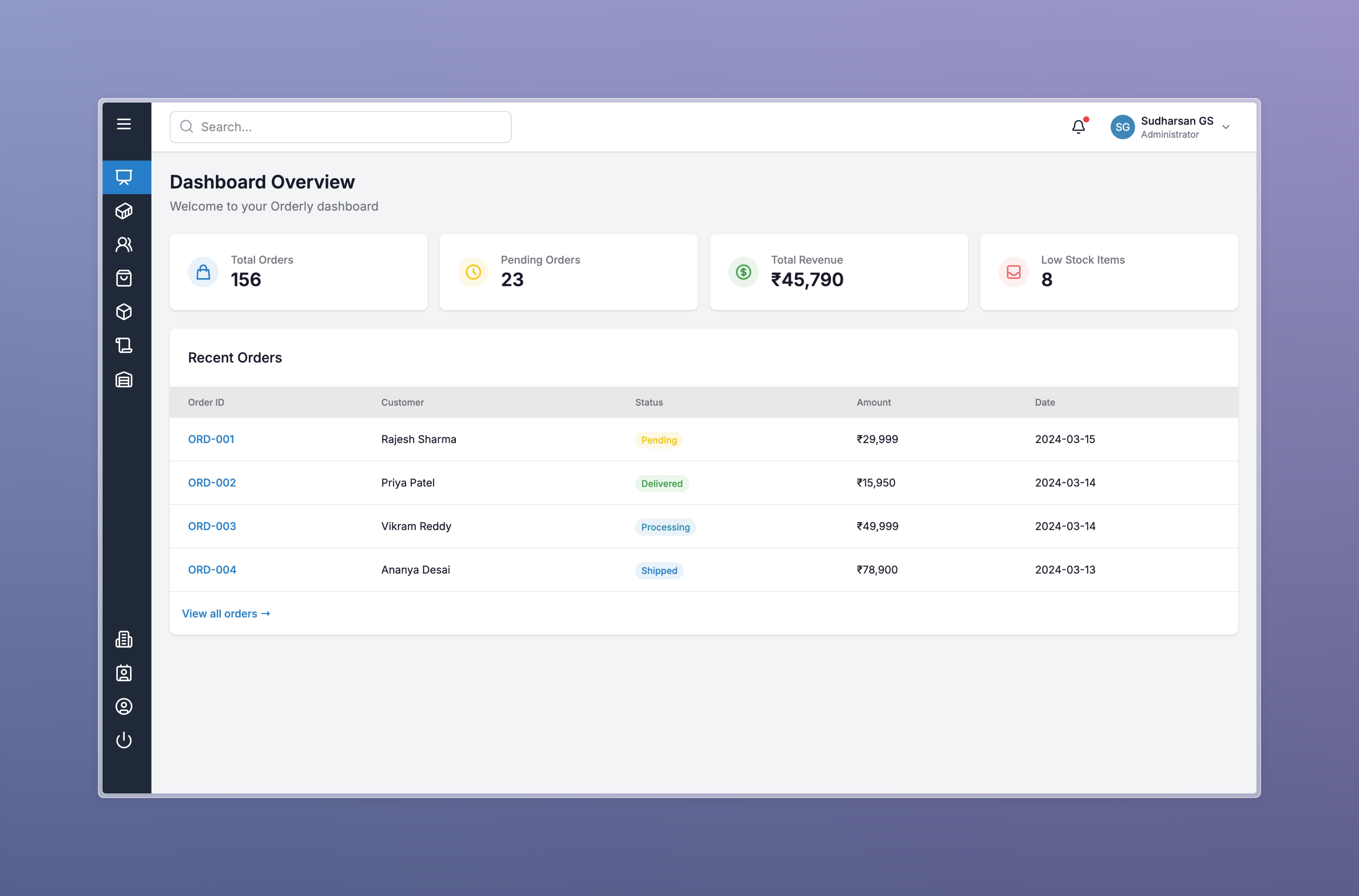 Inventory Dashboard